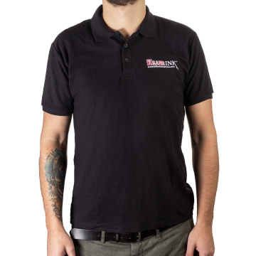 Killer Ink Poloshirt in Schwarz