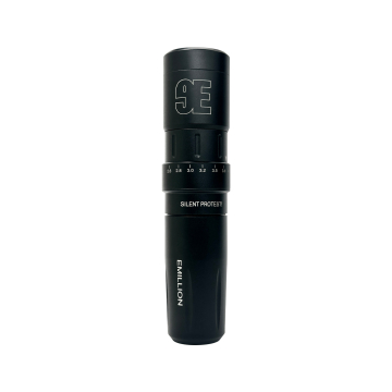 Emillion Silent Protest kabelloses Pen Maschine - Mattschwarz 