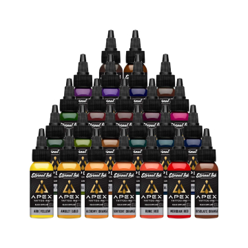 Komplettes Set mit 24 Eternal Ink - Apex 30 ml