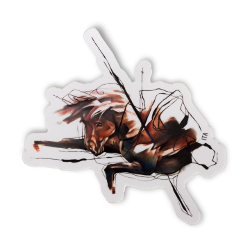 Ivana Tattoo Art Sticker - Pferd (Gloss - 5.5"/15cm)