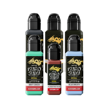 Bundle mit 10 Kuro Sumi Imperial Inks - Ablaufdatum: August 2024