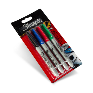4er Pack Sharpie Fine Point Stifte