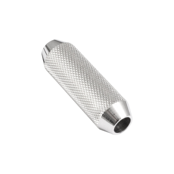 Abgeschrägtes Griffstück aus 316 Edelstahl, gerändelt, 16mm