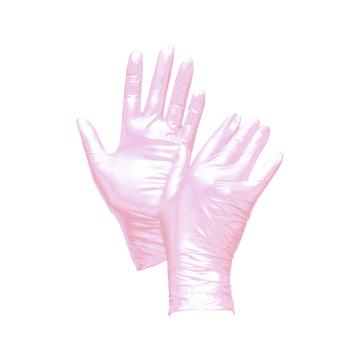 Box mit 100 Uniglove Fancy Rose Nitril-Handschuhen