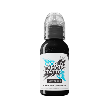 World Famous Limitless Tattoofarbe - Limitless Charcoal Greywash 30ml