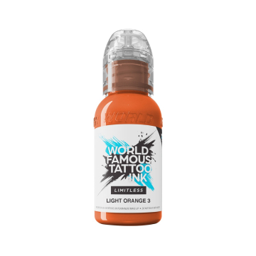 World Famous Limitless Tattoofarbe - Light Orange 3 30ml