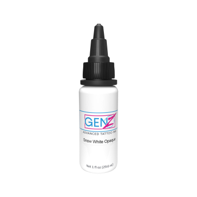 Intenze Ink Gen-Z 19 Color - Snow White Opaque 30 ml (1 oz)