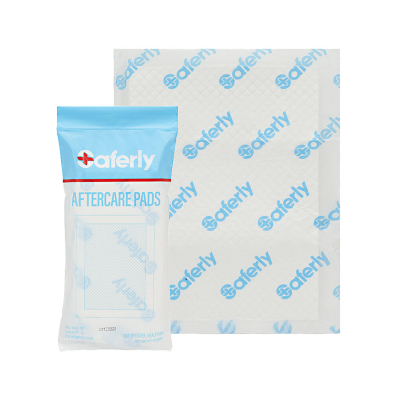 Packung mit 10 Saferly Aftercare Pads