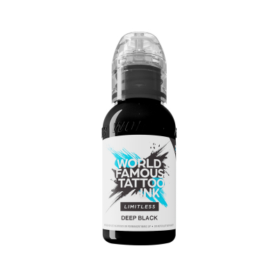 World Famous Limitless Tattoofarbe - Deep Black 30ml