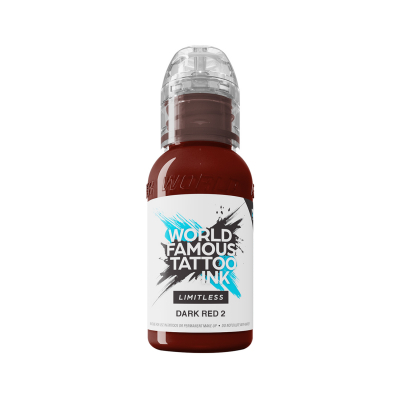 World Famous Limitless Tattoofarbe - Dark Red 2 30ml