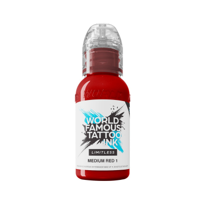 World Famous Limitless Tattoofarbe - Medium Red 1 30ml