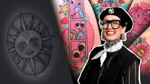 Wie man ein traditionelles, glitzerndes Farbtattoo sticht – mit Keely Glitters